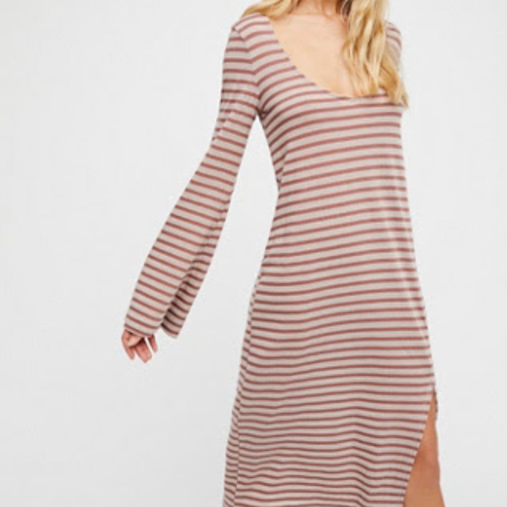Free People La Jolla Midi Dress